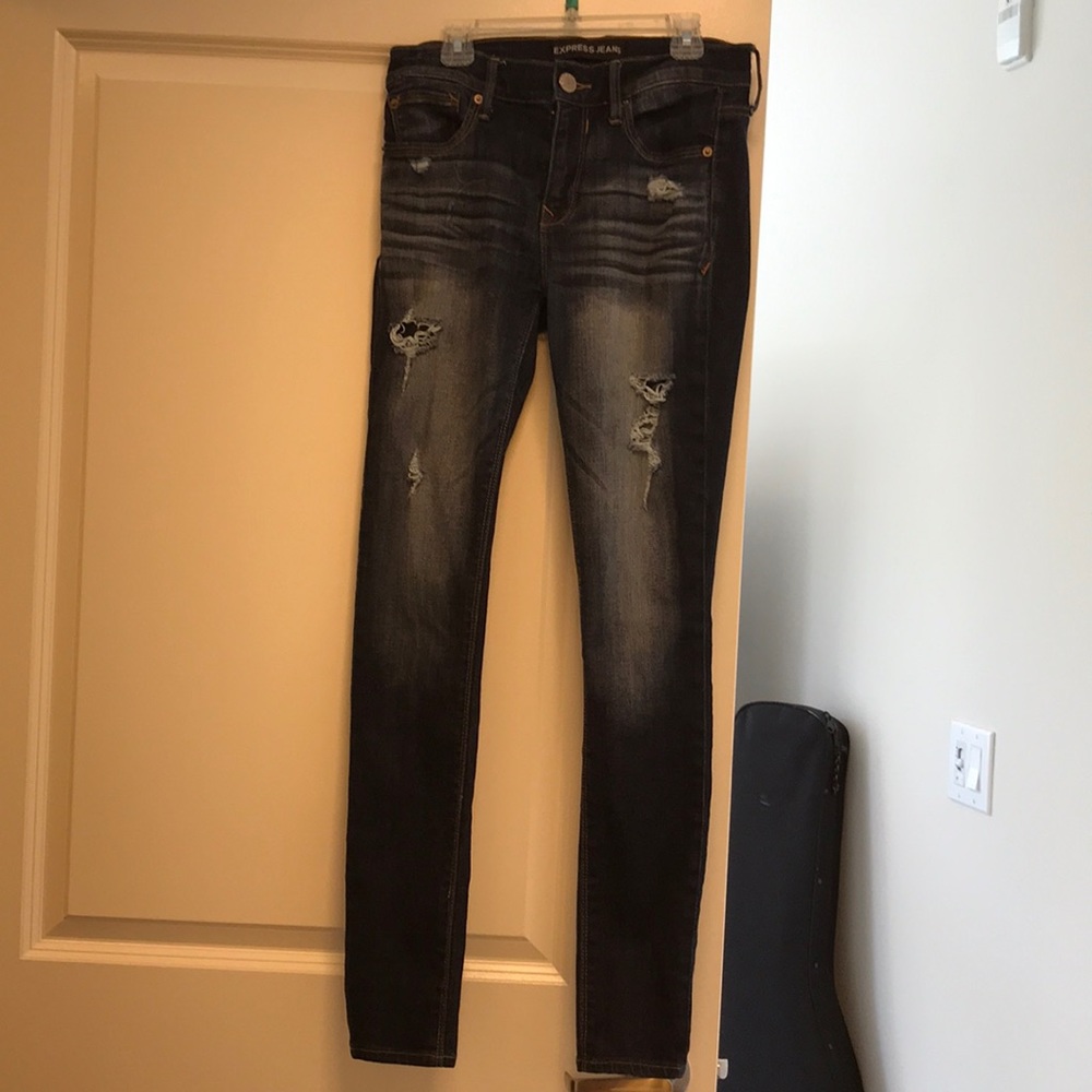 Express ripped jeans